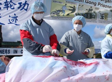 China accused of lying over organ harvesting 7