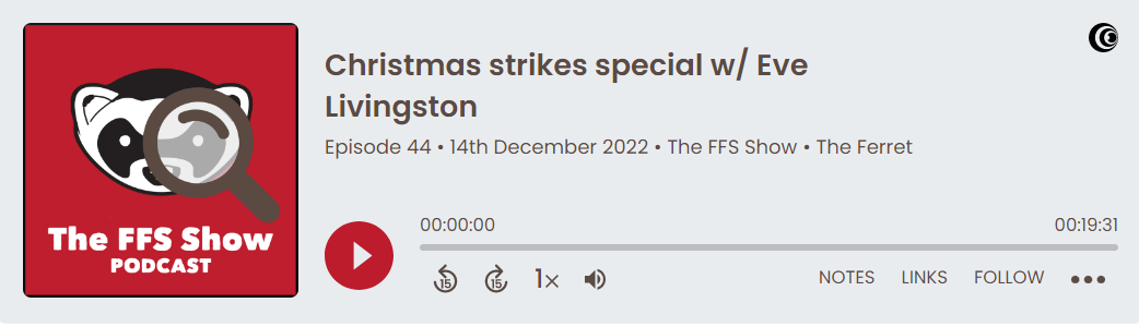 FFS Show 44: Christmas strikes special 9
