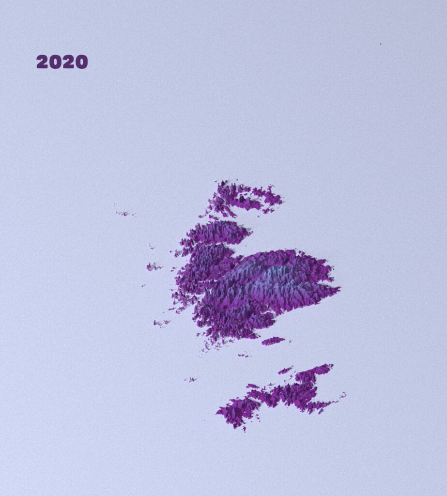 Visualised: Scotland's changing snow cover 10