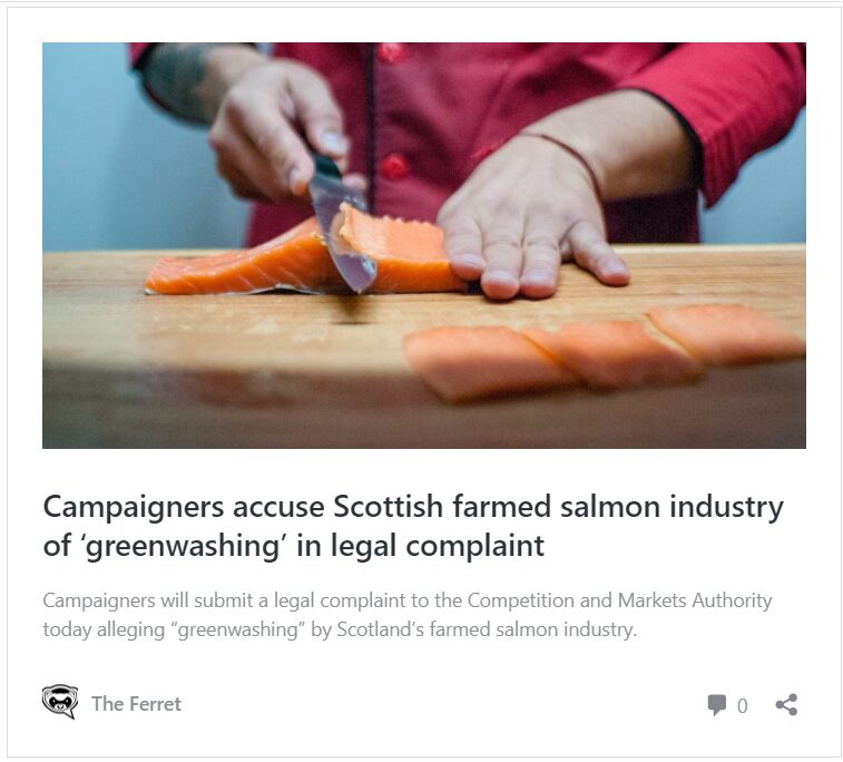 "Greenwashing" objections to farmed salmon name change dismissed