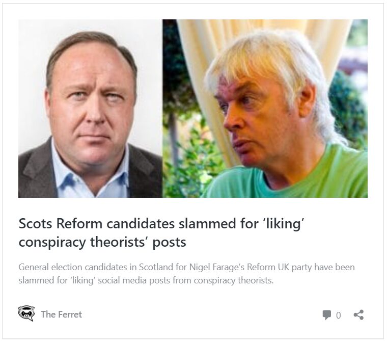 Nearly half of Scots constituencies have candidates promoting extreme views 2