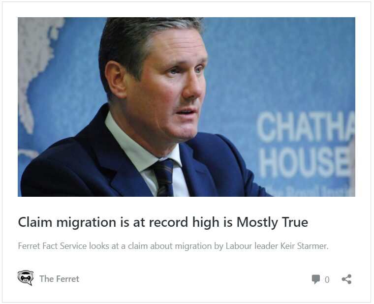 Claim the UK Government is 'downgrading' issue of migrants that are 'breaking the law' is Mostly False 7