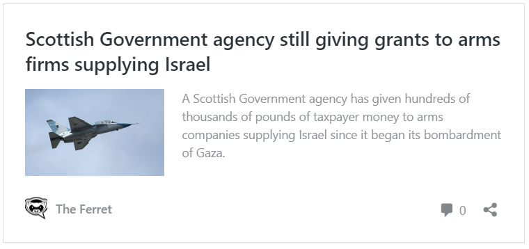 Scottish Government refuses to release minutes of 'secretive' Israel meeting 3