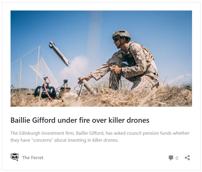 Baillie Gifford investment sparks AI weapons debate 7