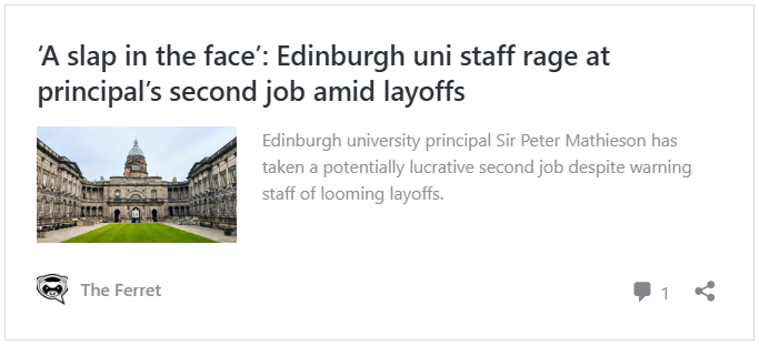Over 400 university staff earn more than the first minister 9