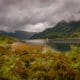 Article headline: Pollution of West Highland loch under investigation Image description: Knoydart, an area of scenic beauty and wilderness. Extremely remote area with a yacht in shot going down Loch Hourn