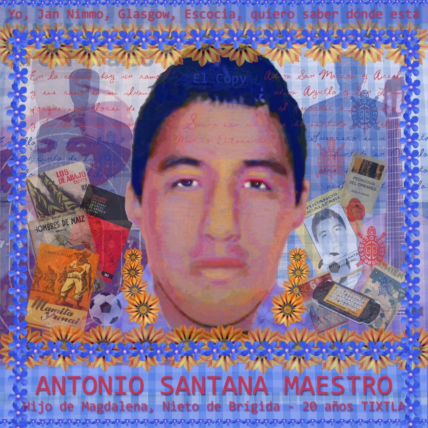 Portrait of Antonio Santana Maestro by Jan Nimo
