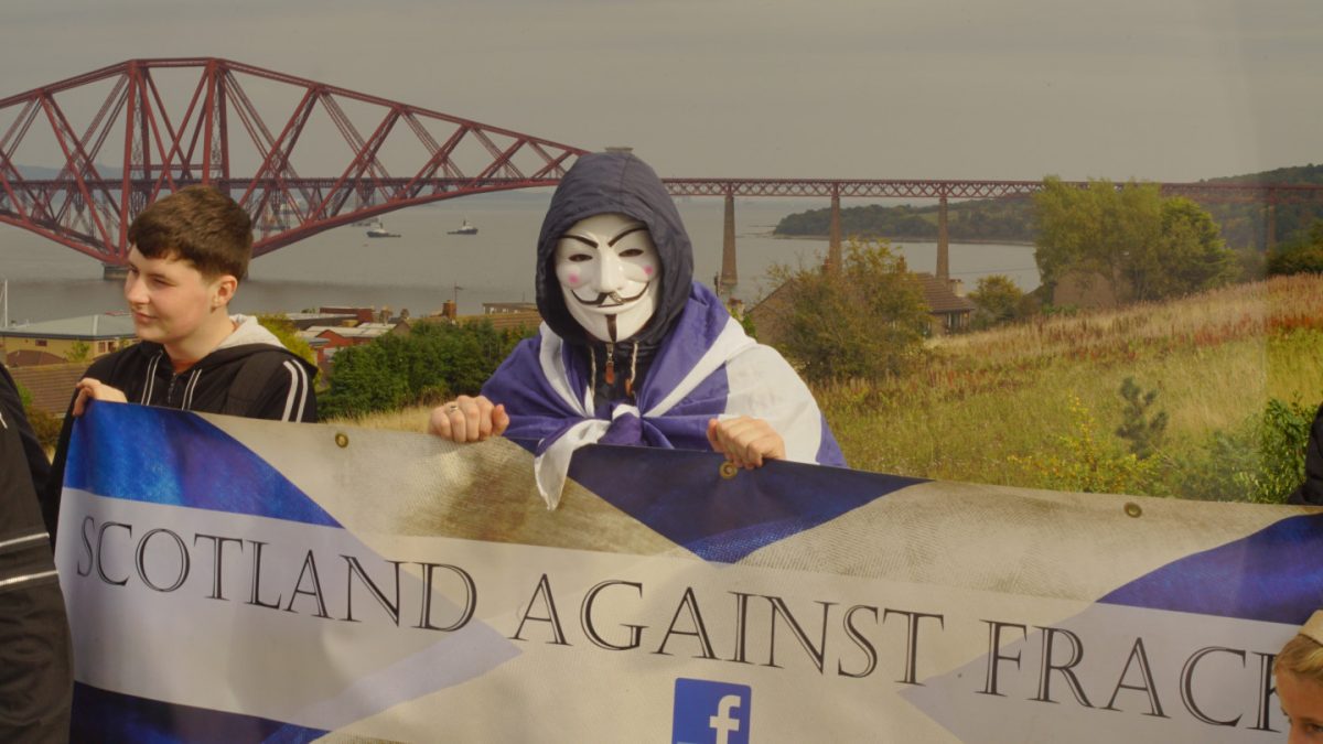 Scotland Against Fracking mask Resistance: The people fighting fracking in Scotland 7