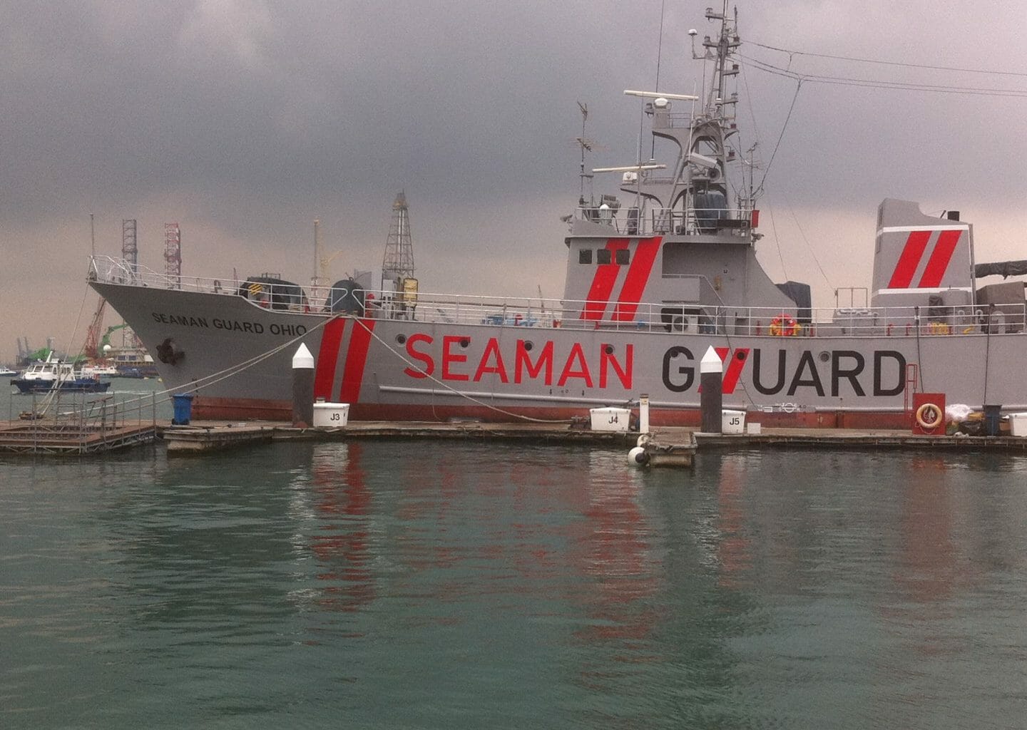 MV Seaman Guard Ohio photographed at Singapore
