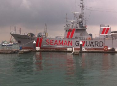 MV Seaman Guard Ohio photographed at Singapore