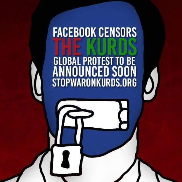 Is Facebook cracking down on Kurdish content, or is there a big rise in users complaining about it?