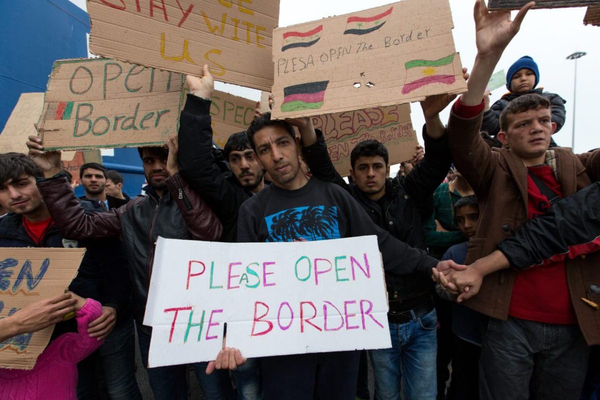 Desperate Afghans protest at Piraeus, Athens, fear deportation.