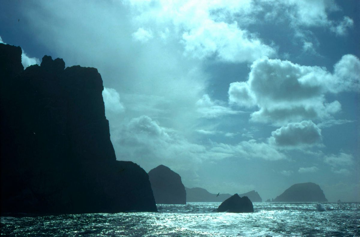 View of St Kilda and Stacs from the Sea