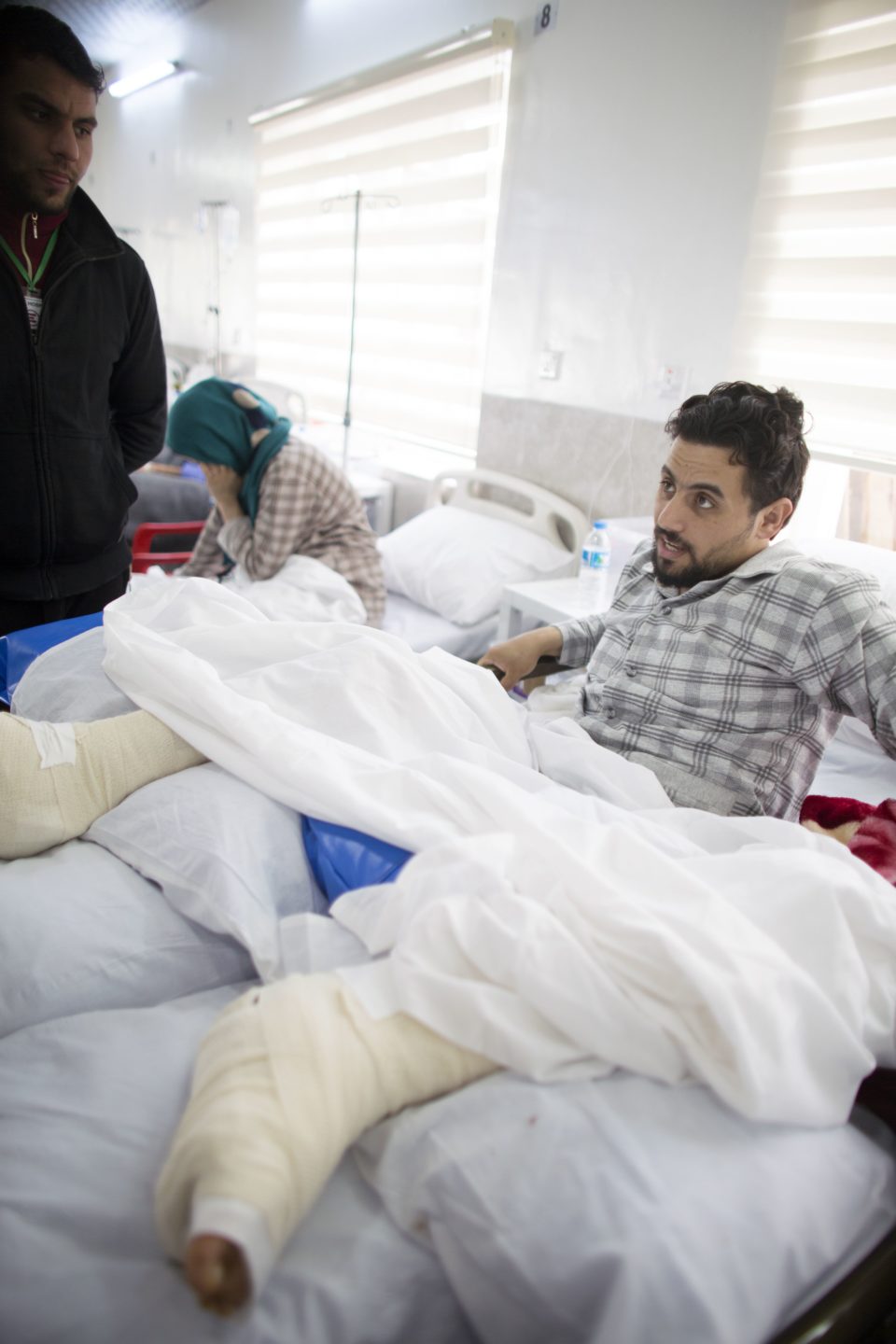 Ahmed Ali had both legs broken in a suicide bombing attack