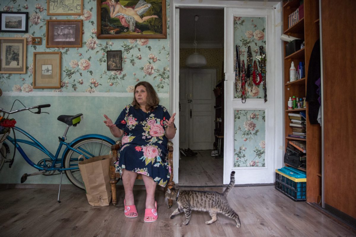 Tatyana Buyanova, an architect and town planner who lives in a two-storey cottage sits on prime land earmarked for demolition.