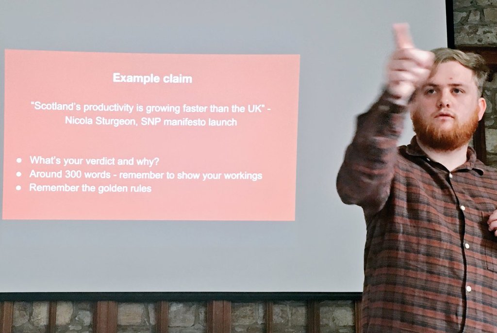 Factchecking training