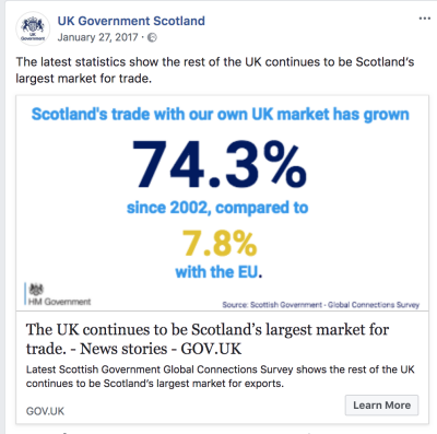 Scotland Office used tax-payer funded Facebook ads to 'manipulate voters' 6
