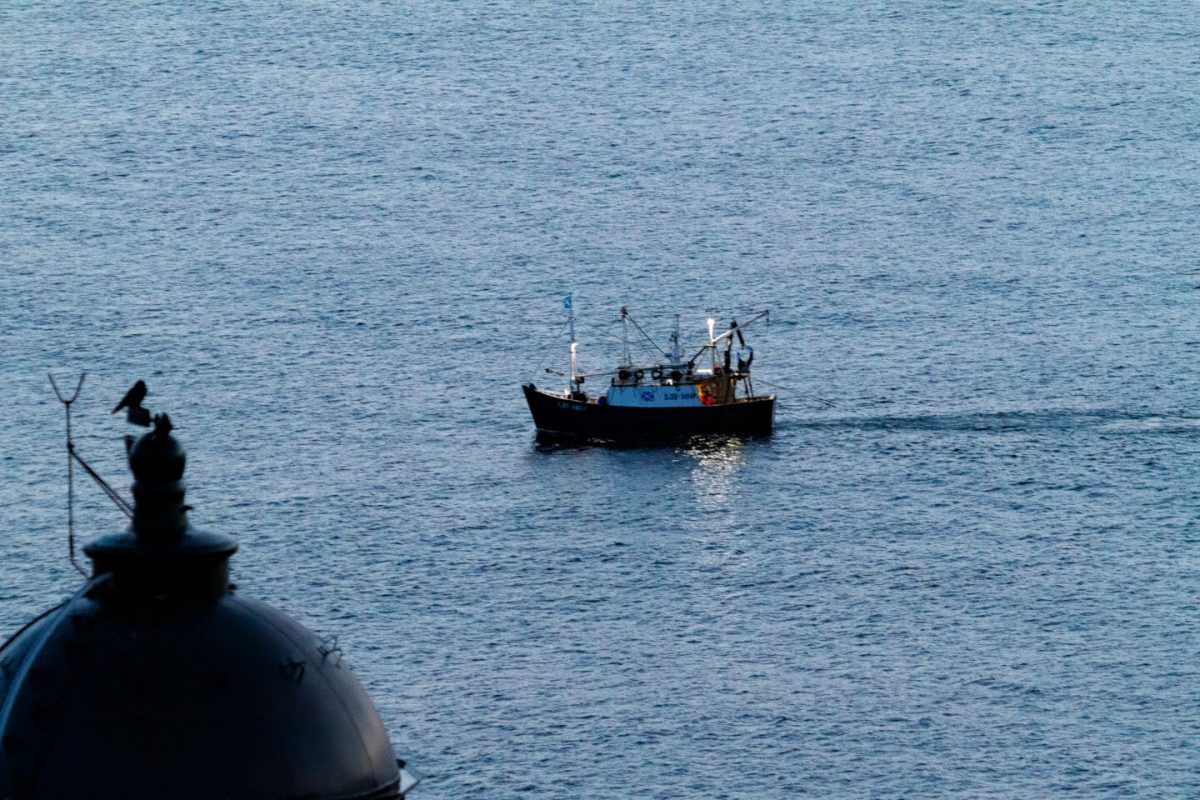LH169 trawling in front of St Abbs lighthouse on edge of reserve 14102019 Squid trawlers under fire for entering protected waters 7