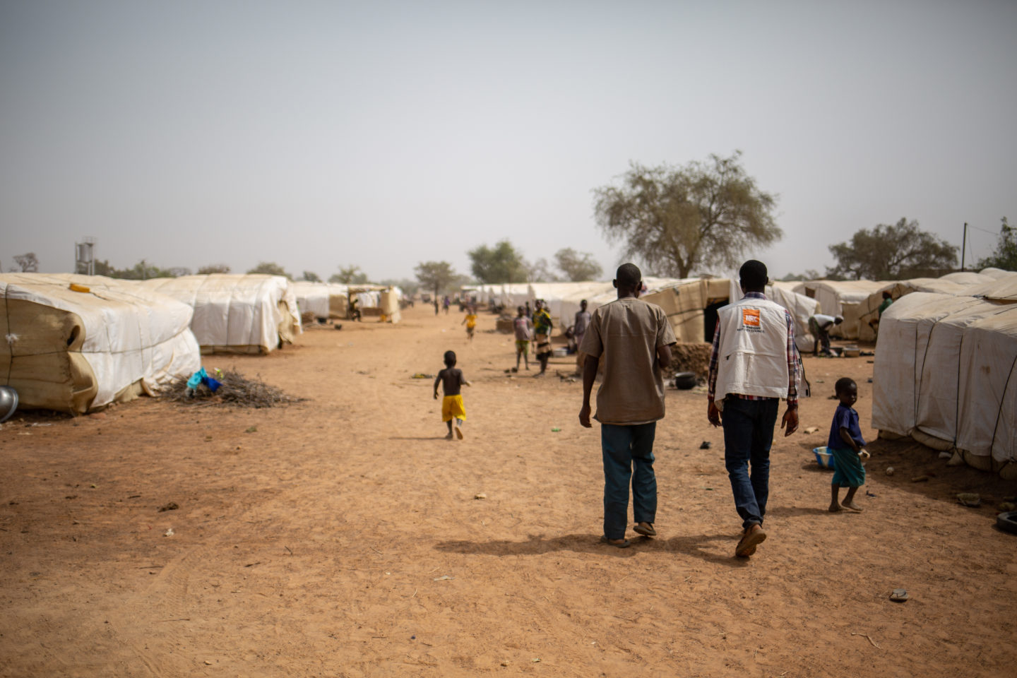 Camp for those fleeing Burkina Faso violence
