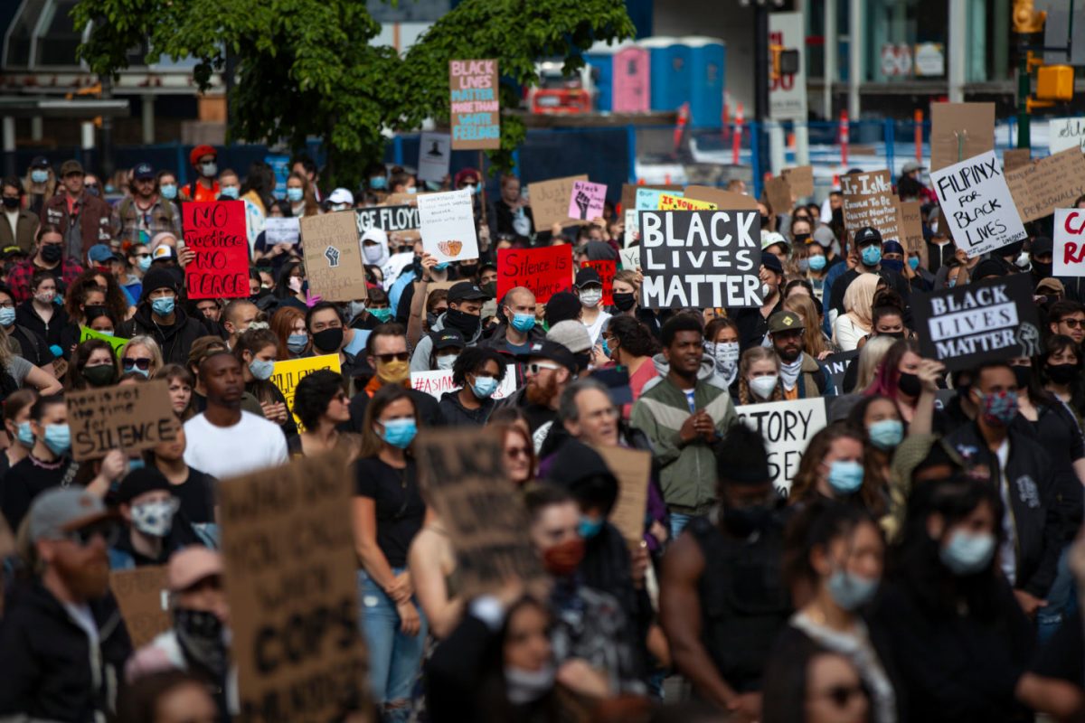 Anti racism Black Lives Matter protest