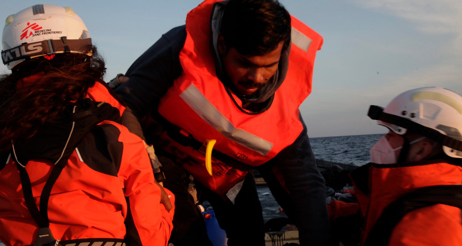 Footage shows more than 100 people rescued in Mediterranean Sea 4