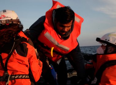 Footage shows more than 100 people rescued in Mediterranean Sea 11