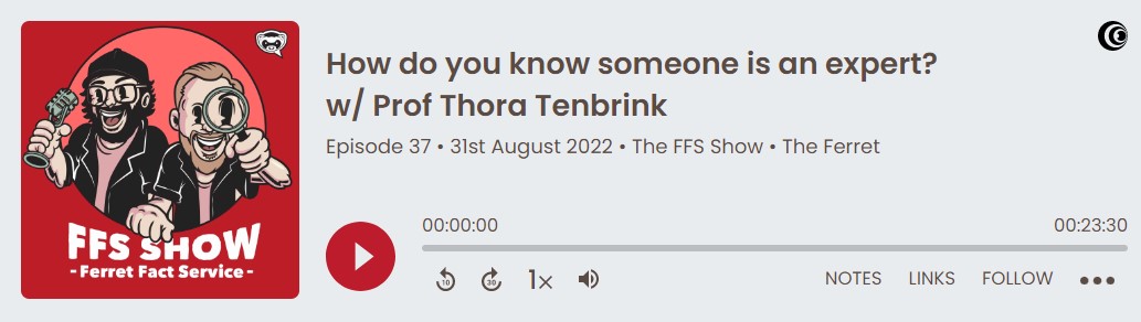 FFS Show 37: How do you know someone is an expert? 6