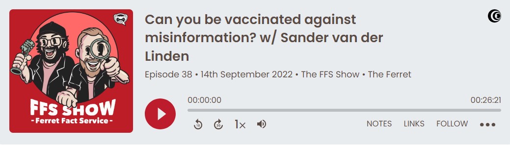 The FFS Show 38: Can you be vaccinated against misinformation? 3