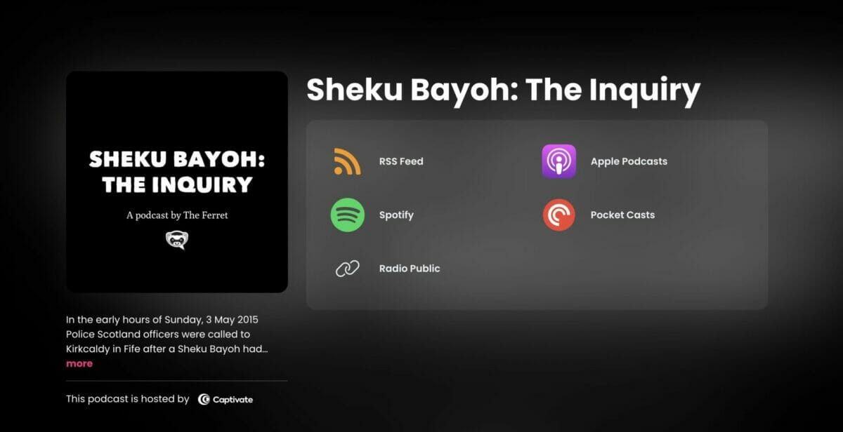 Sheku Bayoh: The Inquiry – Episode two 4