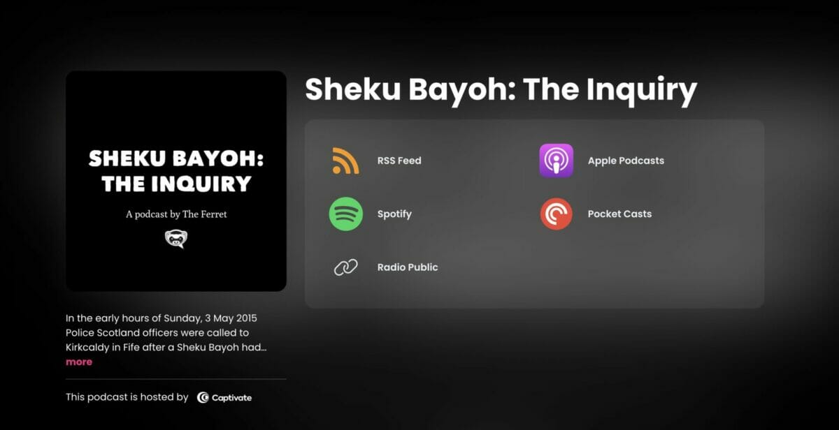 Sheku Bayoh: The Inquiry – Episode two 8