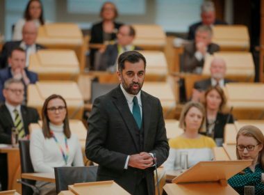Humza Yousaf is elected as the Scottish Parliament nomination fo First Minister.