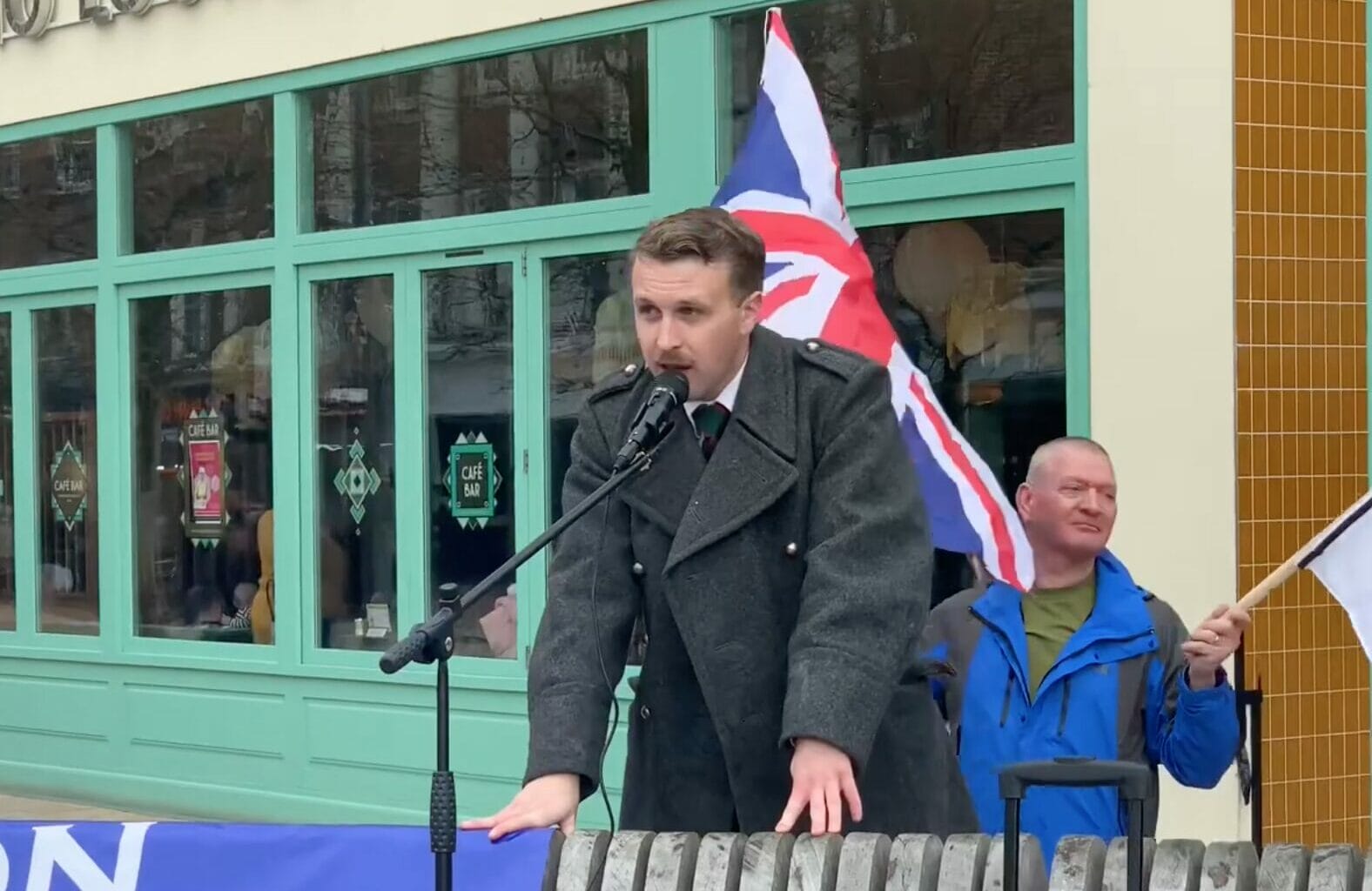 Far right figure who targeted Elgin registers political party 3