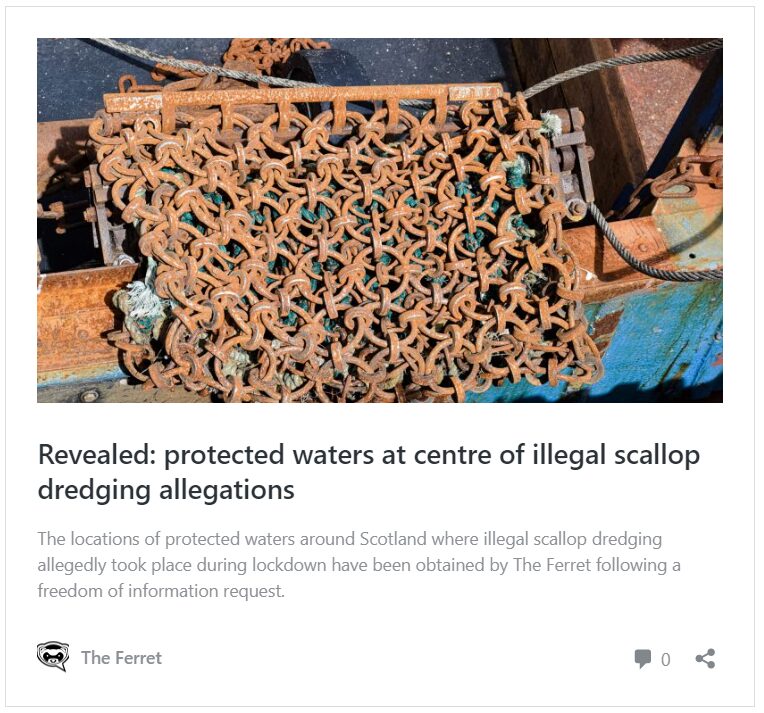 Scottish Government accused of "broken promises" over marine protection 5
